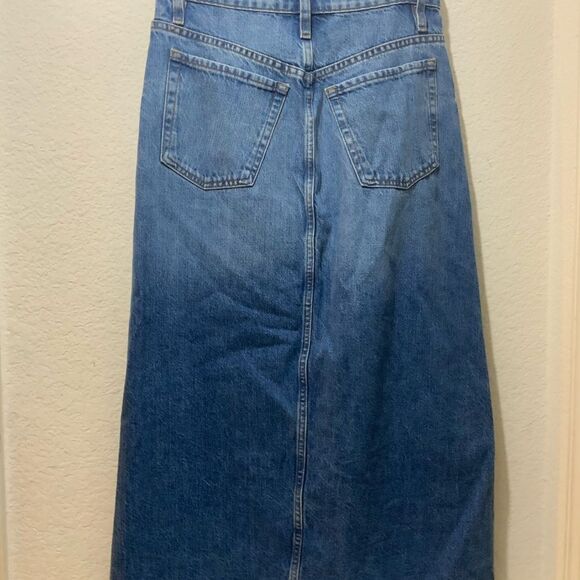 Frame denim Midmaxii angled seam Aline skirt size 27 - Picture 5 of 8